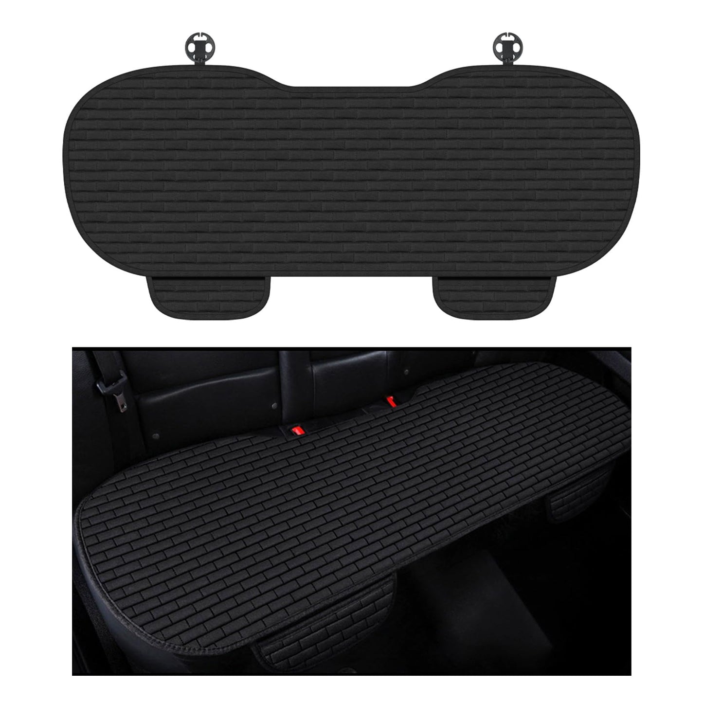 Car Back Seat Cover – Non-Slip Breathable Rear Protector