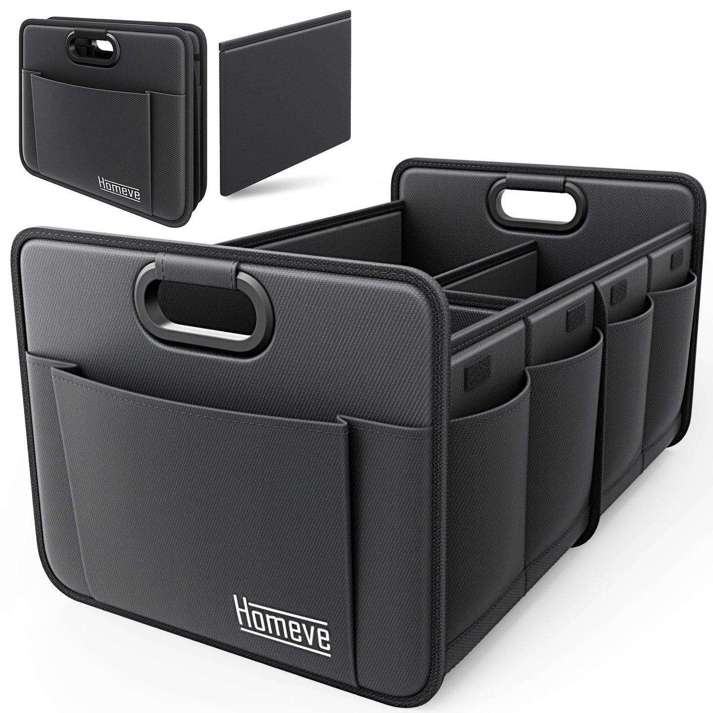 Homeve Car Trunk Organizer – Foldable Waterproof Storage